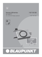 Blaupunkt Bluetooth-USB-Interface - Owners Manual 